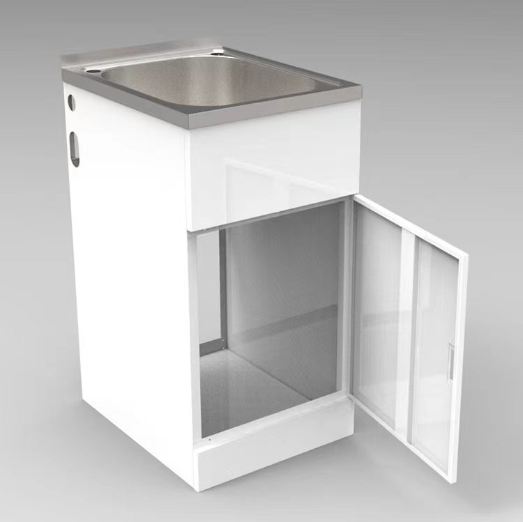 Laundry Room Cabinets for Stacked Washer Dryer Corner Hamper Cabinet Stacked Washer and Dryer Cabinet