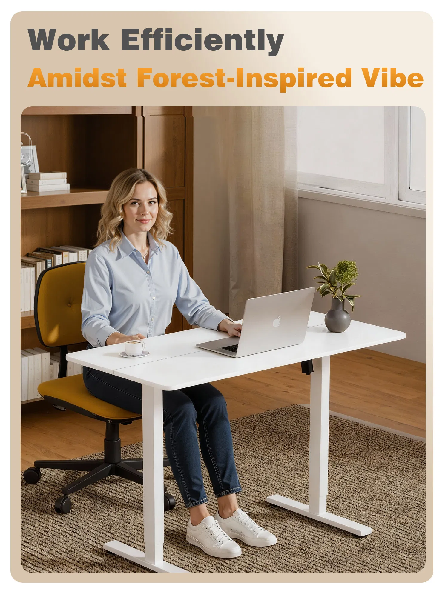 Adjustable Desk Detail