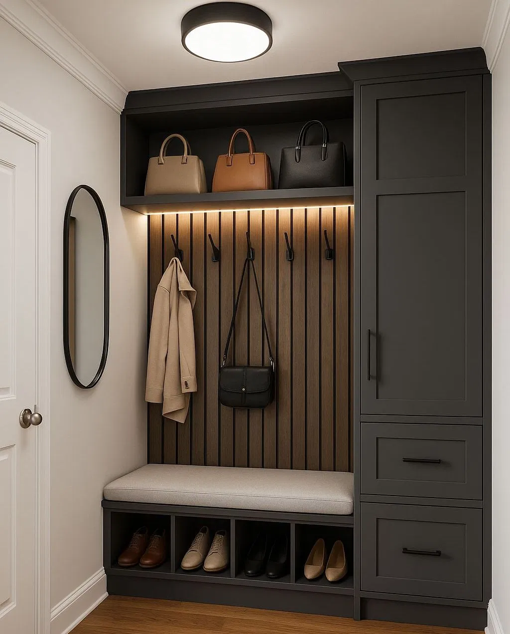 Cbmmart Modern Custom Wooden Whole House Coffee Station Mud Room Wet Bar Cabinets Kitchen Laundry Pantry Room Cabinet