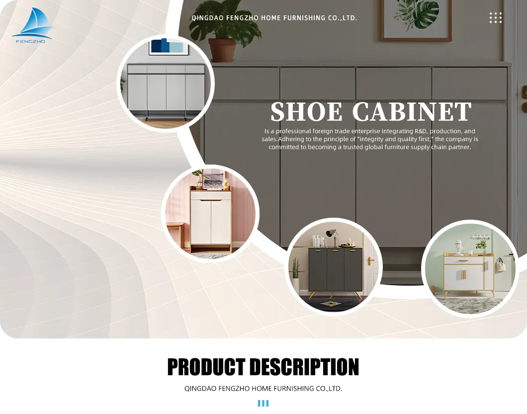 Elegant Wooden Shoe Cabinet