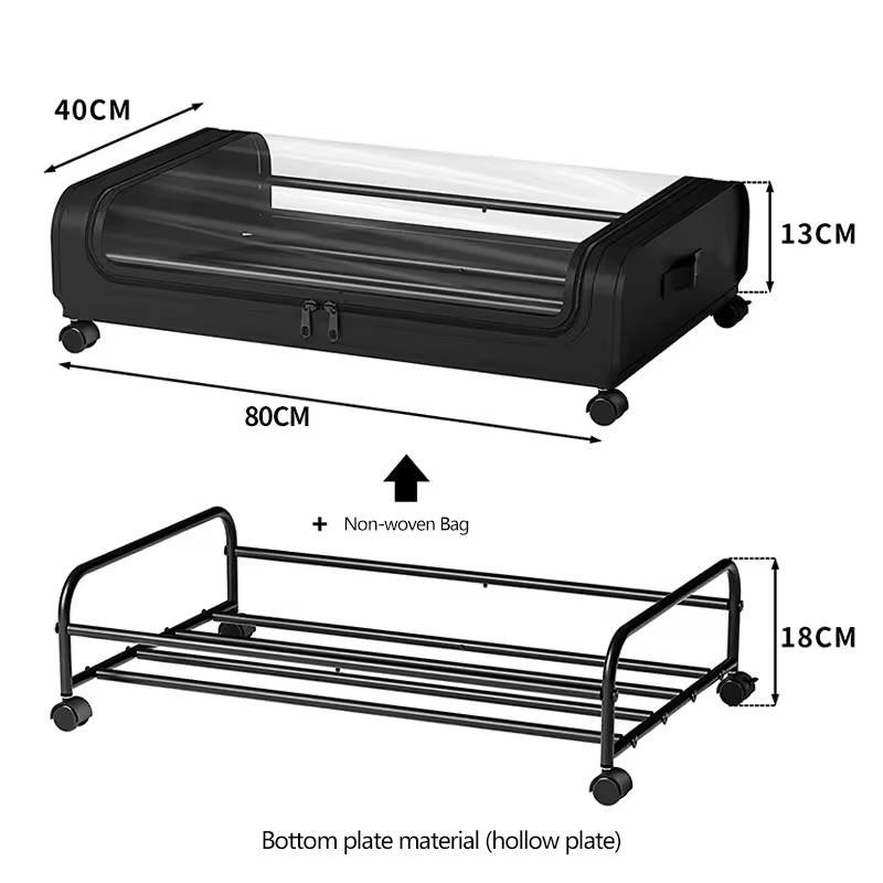Under Bed Storage Box Large Clothes Toy Shoes Storage Under Bed Storage Organizer with Wheels