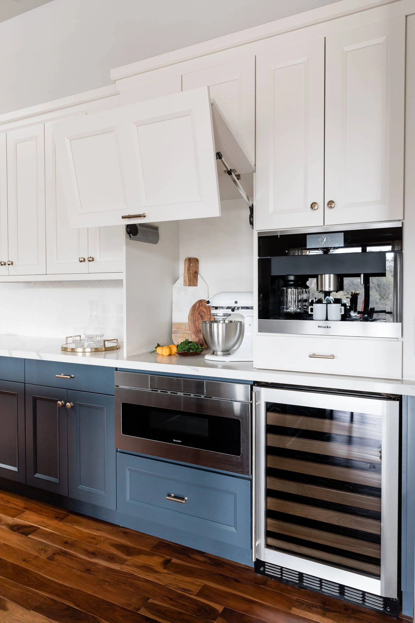 Home Furniture Classic Design French Style Real Timber Solid Wood Kitchen Units