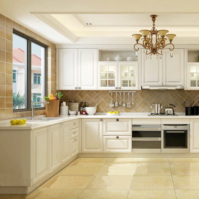 Cbmmart Solid Wood Pine Kitchen Storage Cabinet Kitchen Furniture Unit in China