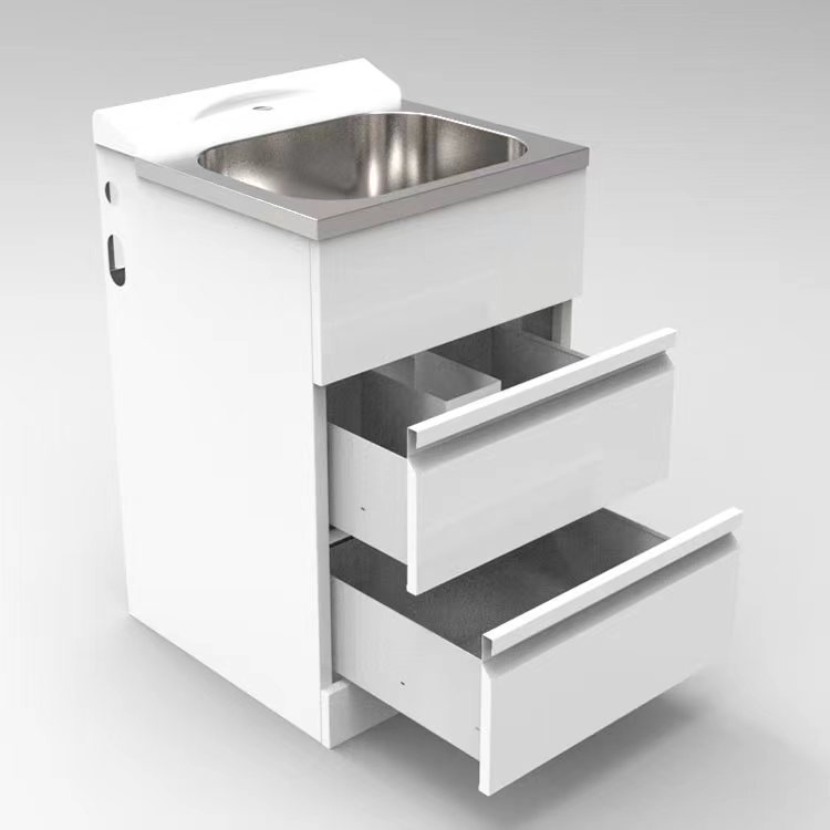 Laundry Room Cabinets for Stacked Washer Dryer Corner Hamper Cabinet Stacked Washer and Dryer Cabinet