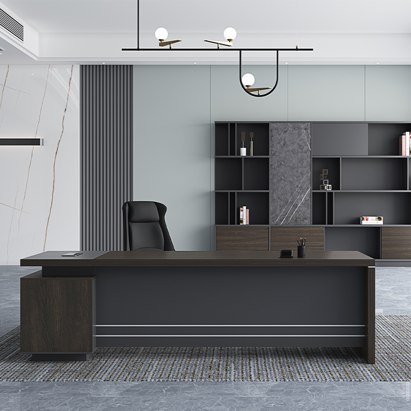 Luxury Modern Chinese Wooden Director Home Furniture Computer Executive Table Office Desk