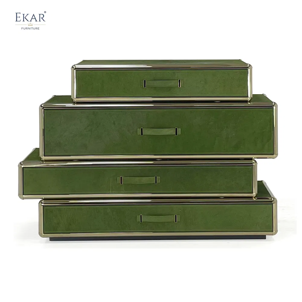 Upgrade Your Entryway with Our Elegant Green Drawer Console