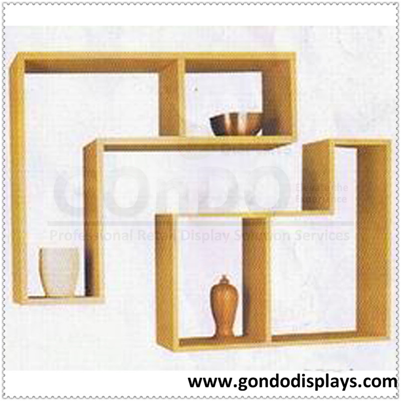 Custom Indoor Outdoor Bedroom Floating Creative Wall Hanging Decorative Shelf