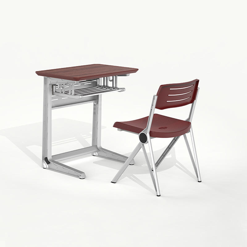 Quality Wood and Aluminum Alloy Student Desk Chair Set for Home Office