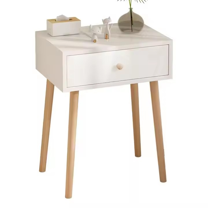 Bedroom Furnitures Nordic Style Hotel Bedroom Furniture Bedside Table White Small Black Nightstand