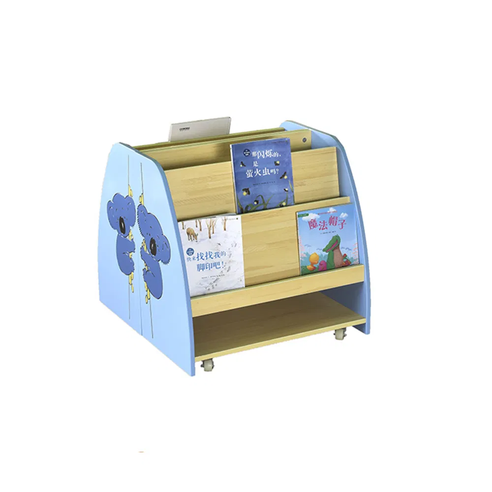 Kindergarten Furniture, Wooden Storage Shelves School Library Book Shelf, Wood Furniture Daycare, Children Storage Shelves, Kids Bookcase Bookshelf