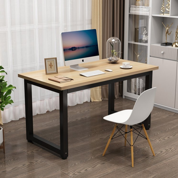 Simple Office Desk, Home Desktop Computer Desk, Work Bedroom Desk, Student Study Desk, School Desk, Gaming Desk
