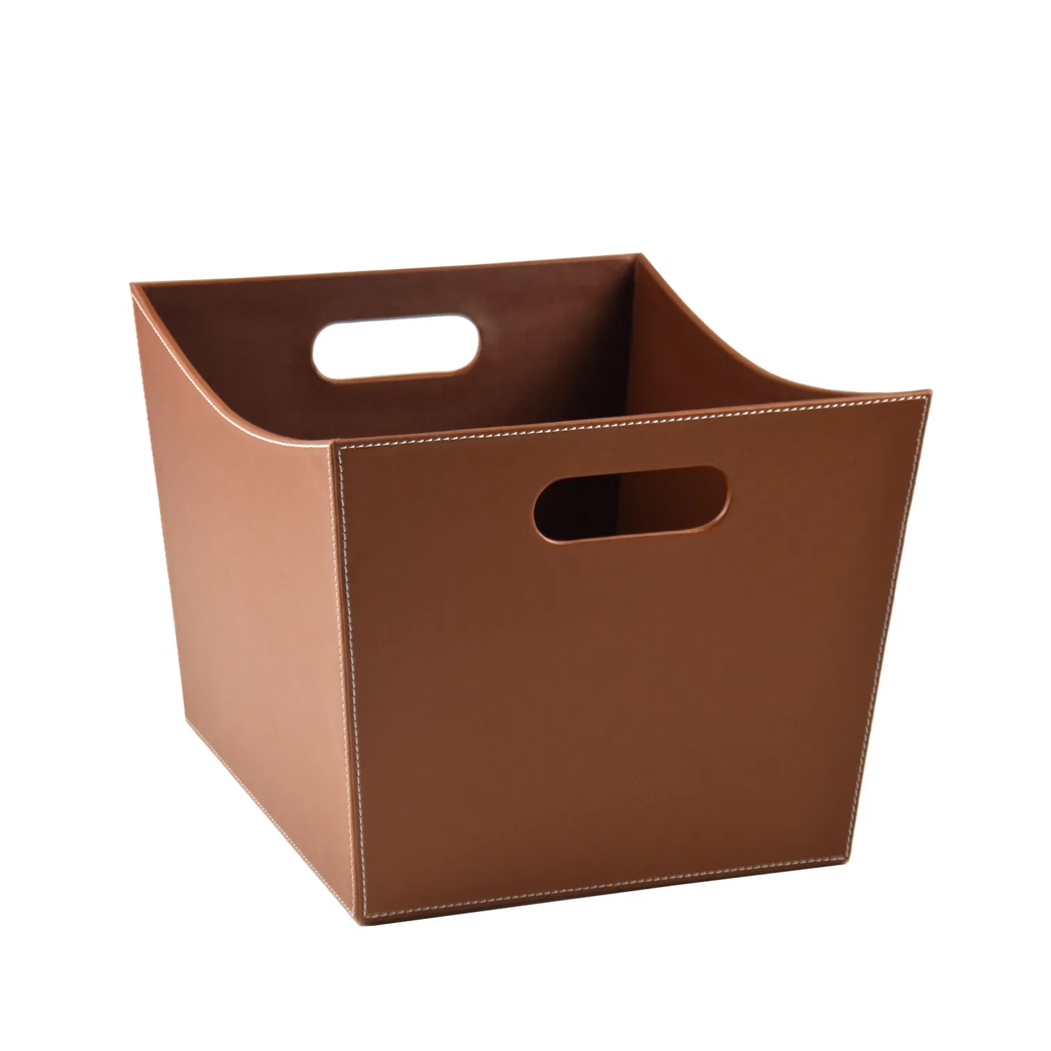 High- End Leather Storage Basket Wholesale Large Capacity Multipurpose Kids Toy Home Organizer