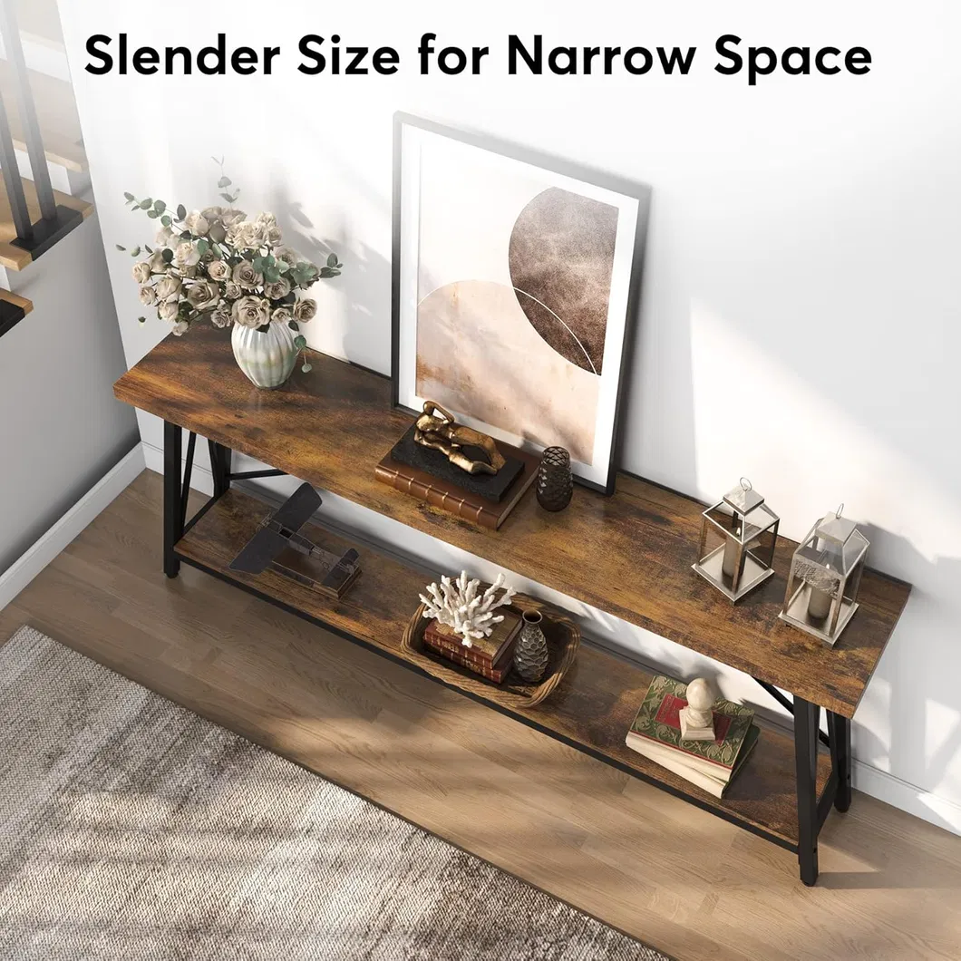 Long Entryway Console Desk