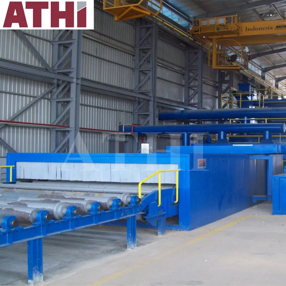 Automatic Roller Conveyor Shot Blasting and Painting Preservation Line for Sheet Metal Plates Beams Surface Cleaning and Painting
