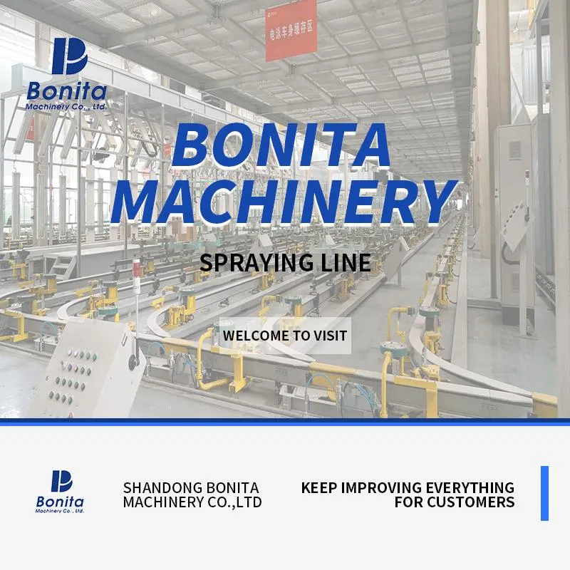 Automatic Shot Blasting and Airless Spray Painting Line