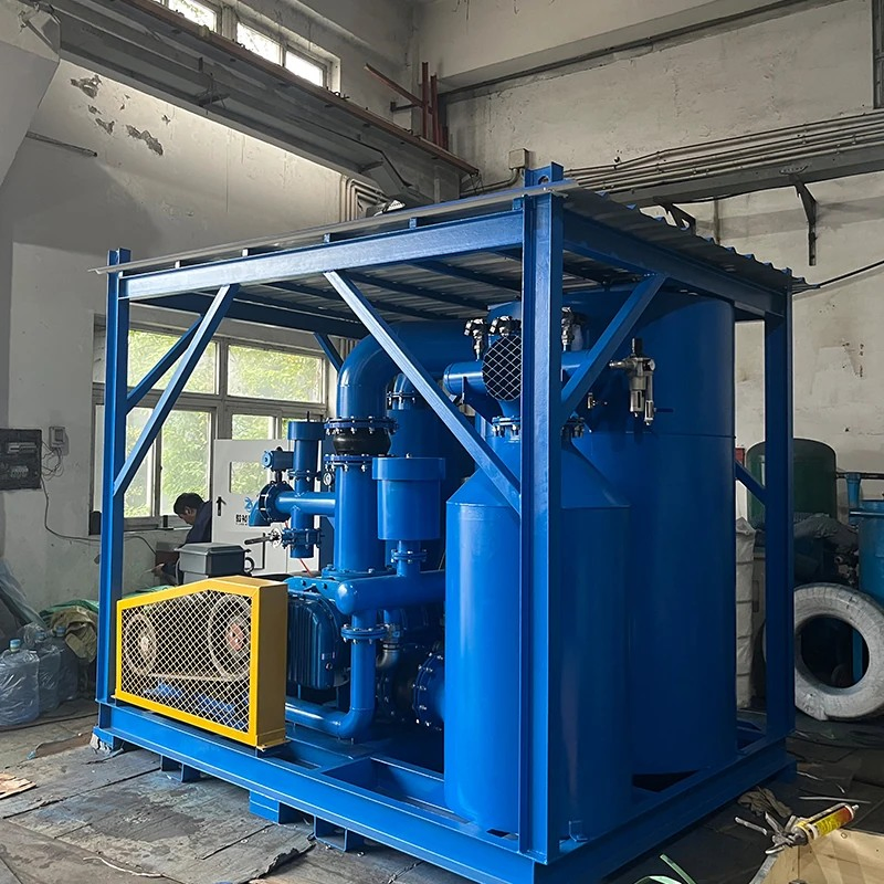 Automatic Media Recycling System with Steel Grit Storage Hopper Industrial Vacuum Sand Suction Machine