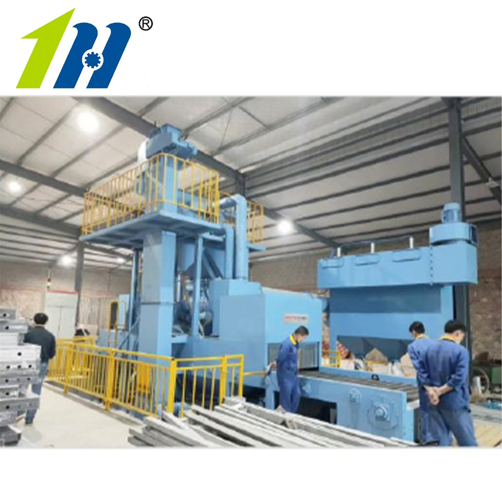 Wire Mesh Belt Type Aluminum Parts Shot Blasting Cleaning Machine