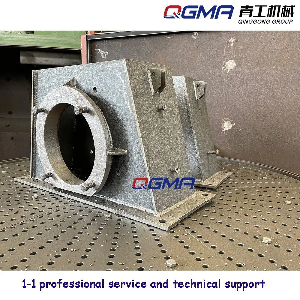 Qinggong Rotary Table Type Shot Blasting Machine for Gears Shafts Forgings Cleaning