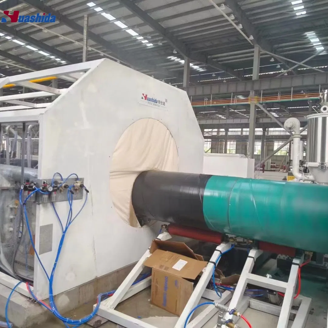 Automatic 3lpe / 3lpp Fbe Steel Pipe Painting Anticorrosion Coating Process Line for Oil Gas Pipeline with Shot Blasting System