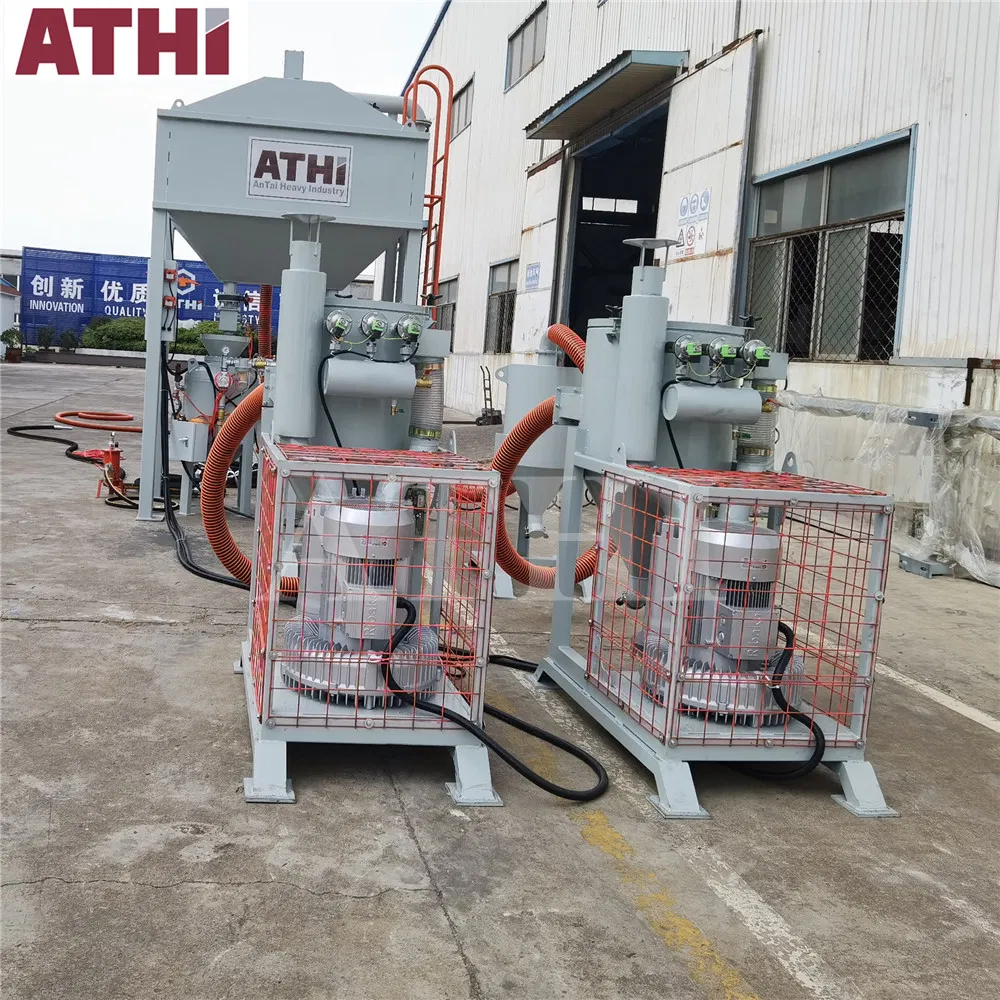 Garnet Steel Grit Aluminum Oxide Abrasive Blastroom Vacuum Blasting Recycling System