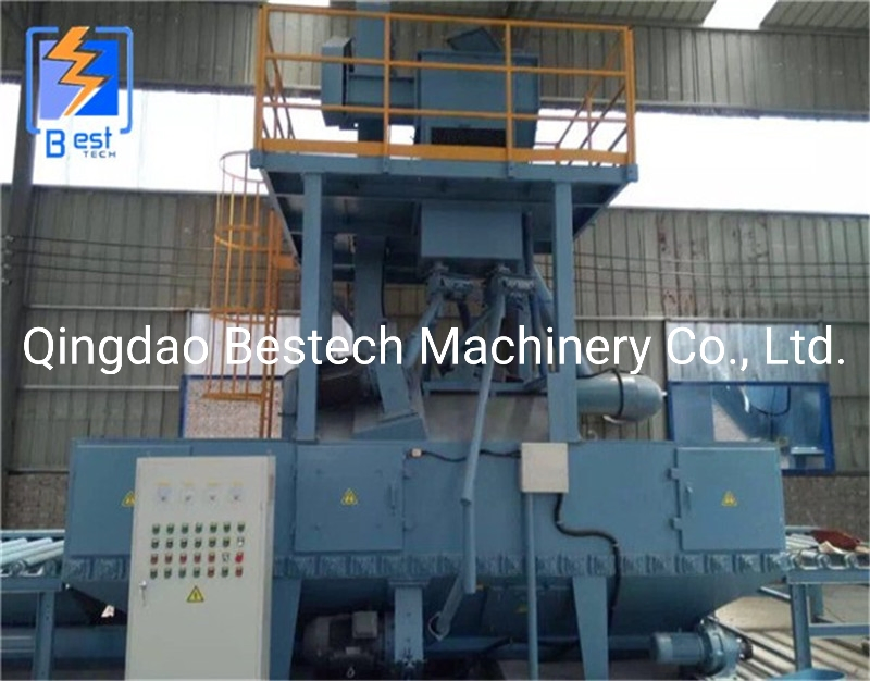 Roller Conveyor Abrasive Shot Blasting Machine for Plate Profile Structural Steel Surface Cleaning