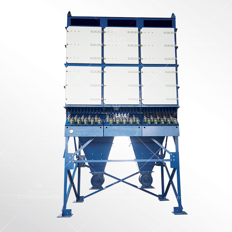 High Temperature Pulse Jet Dust Collector Flat Bag Filter Baghouse System for Gas Disposal Machinery Removes Dust Effectively