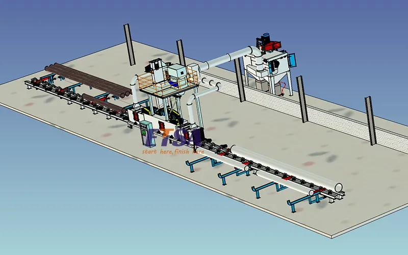 Pipe Blasting Machine