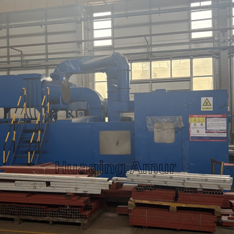 Automatic High-Performance H Beam Steel Profile Surface Cleaning Shot Blasting Machine/Steel Structure Sand Blasting Machine/Pipe Cleaning Machine/Sand Blaster