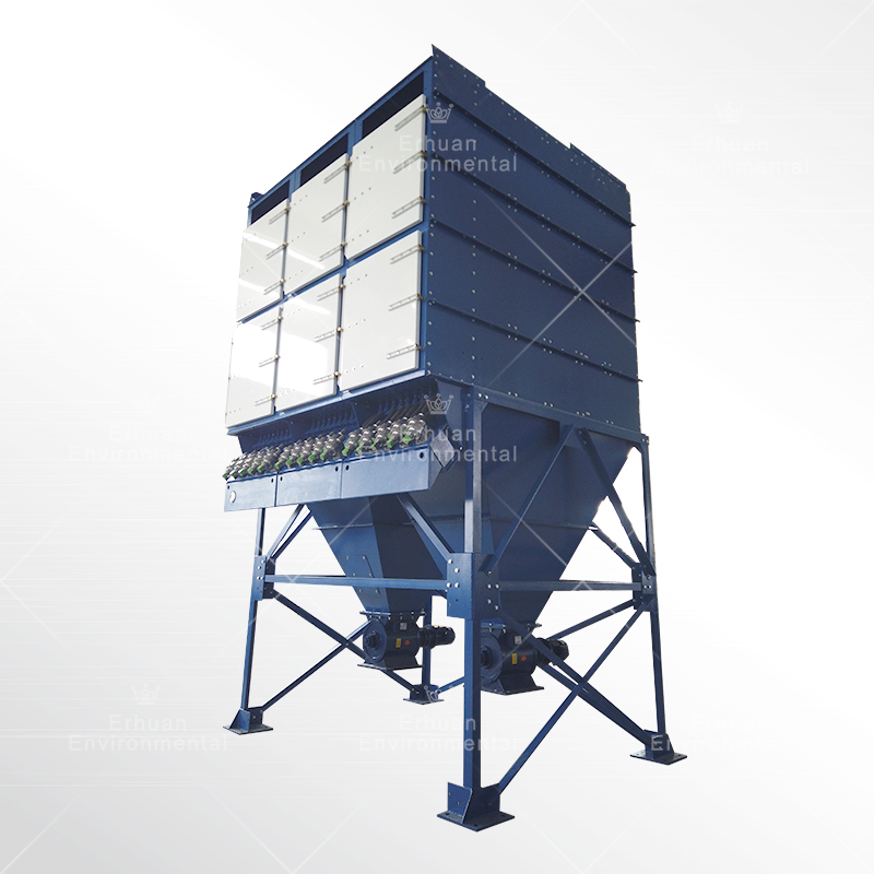 High Temperature Pulse Jet Dust Collector Flat Bag Filter Baghouse System for Gas Disposal Machinery Removes Dust Effectively