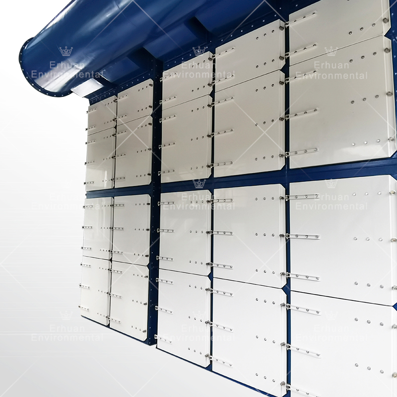 Flat Bag Filter Air Cleaning Equipment Industrial Woodworking Pulse Dust Collector