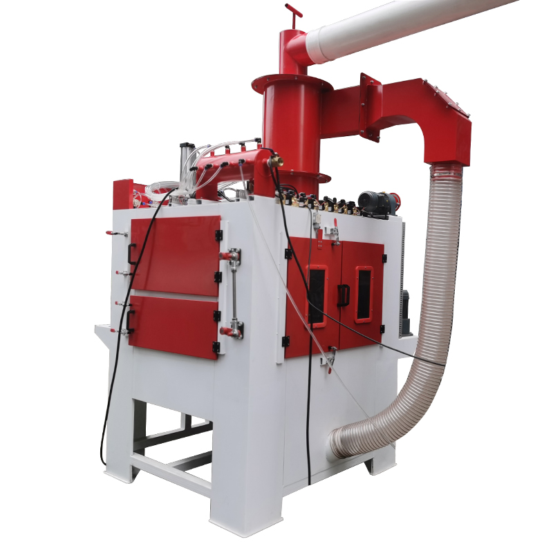 Automatic Sand Blasting Machine, Rotary Table Batch Sandblasting System