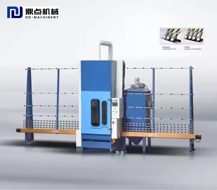 High Efficiency Automatic Sandblasting Machine Continuous Conveyor Blasting System