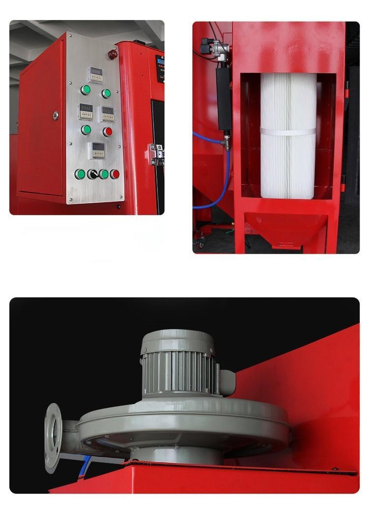 High-Efficiency Environmental Roller Basket Type Sand Cleaning System with Recycling Roller Basket Sandblasting Machine