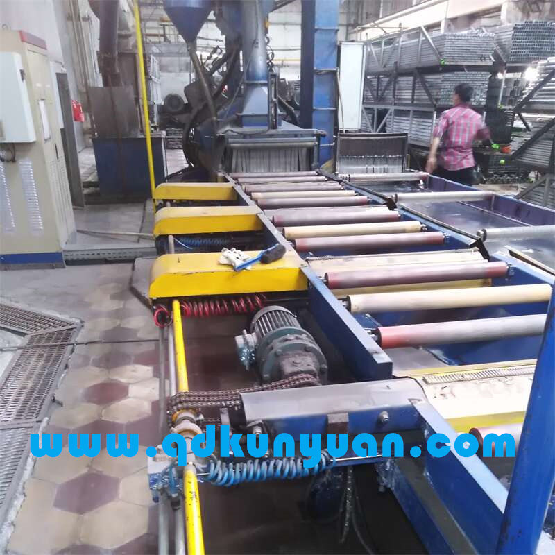 Roller Conveyor Type Shot Blasting Machine for Aluminum Profile Surface Cleaning Abrator