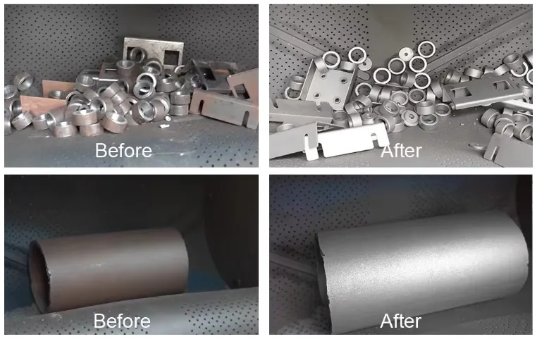 Compact Q328 Shot Blasting Machine