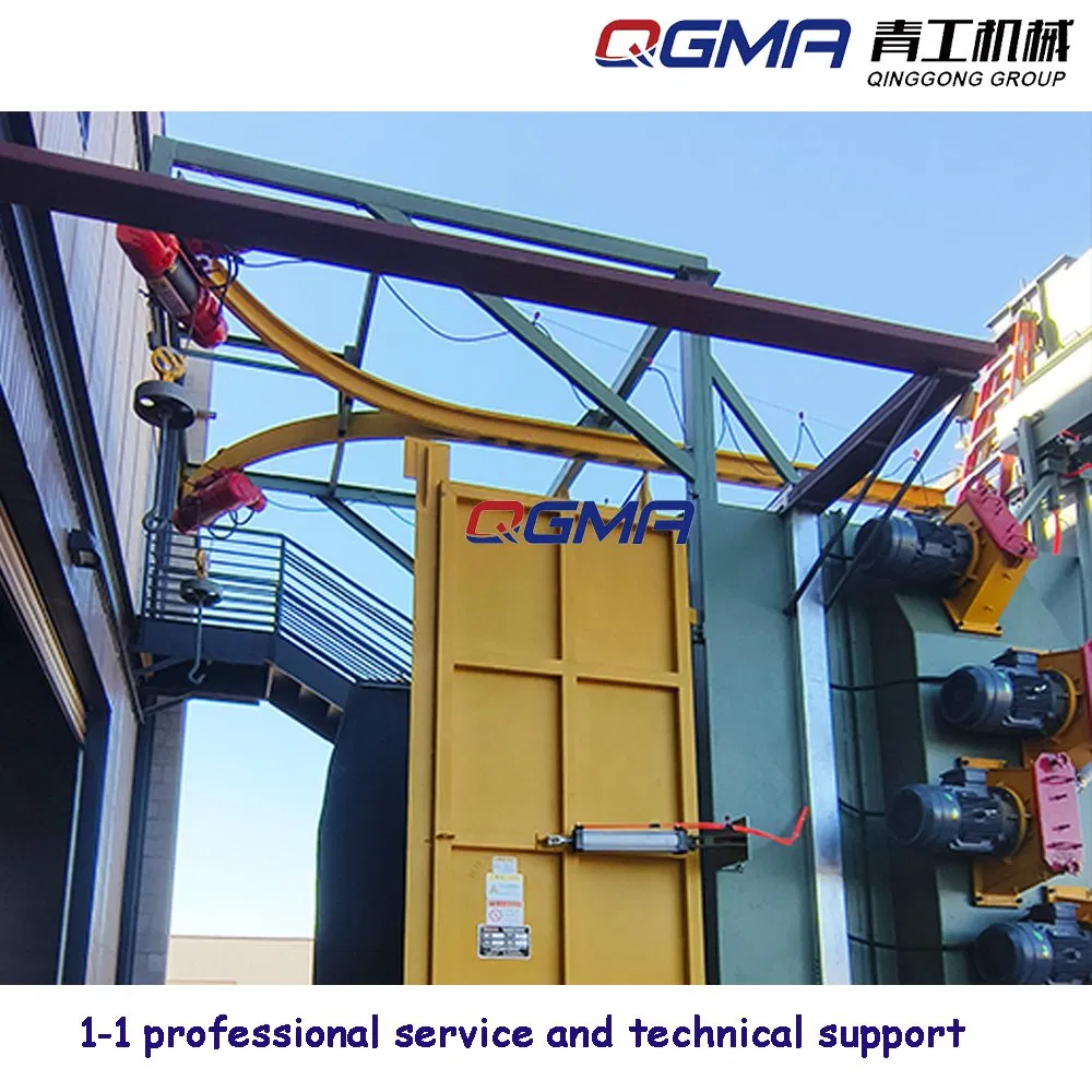 Hanger Hook Type Shot Blasting Machine Welding Forgings Wheel Abrator for Surface Burnishing