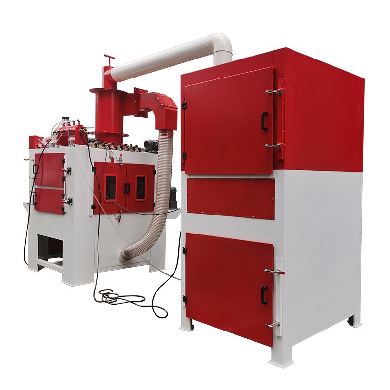 Automatic Sand Blasting Machine, Rotary Table Batch Sandblasting System