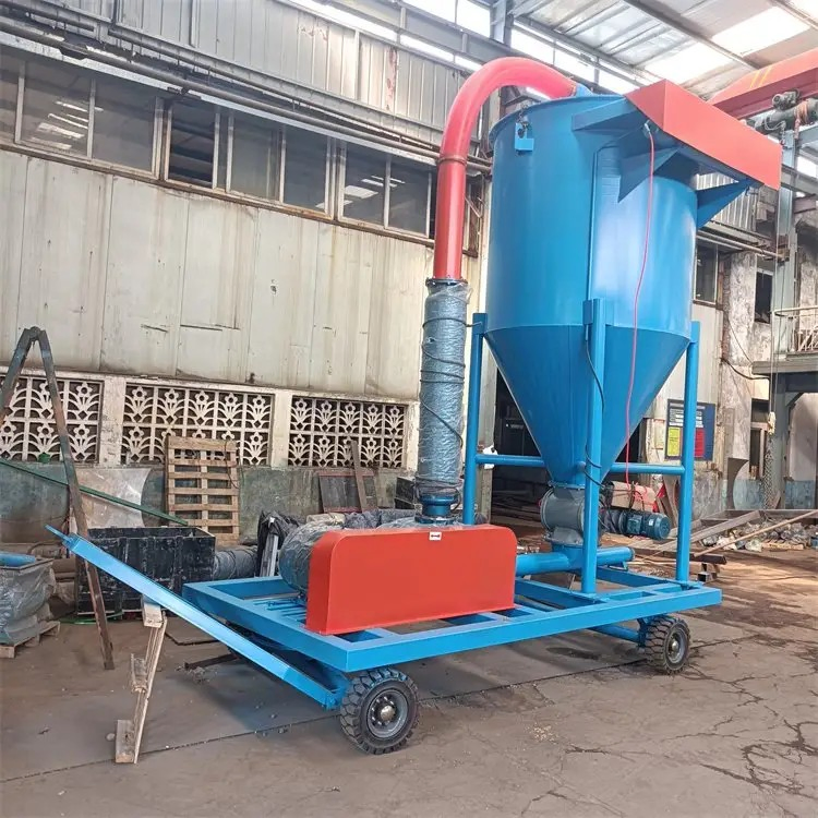 Automatic Media Recycling System with Steel Grit Storage Hopper Industrial Vacuum Sand Suction Machine
