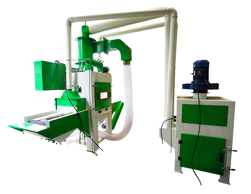 Automatic Sandblasting Machine Conveyor Belt Sand Blasting System for Rust Removing