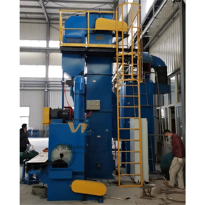 Automatic Sandblasting Granite Stone Plate Shot Blasting Machine Line Price
