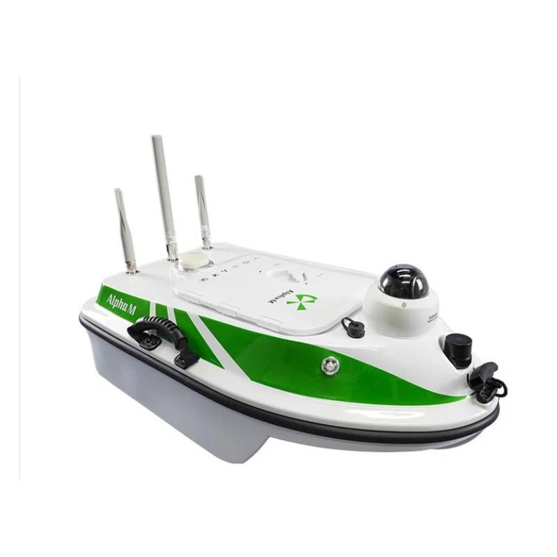 Latest Model Draft Water Surface Cleaning Unmanned Ship Alpha Me Draft Ship Water Area Surveying Equipment for Water Conservancy Project