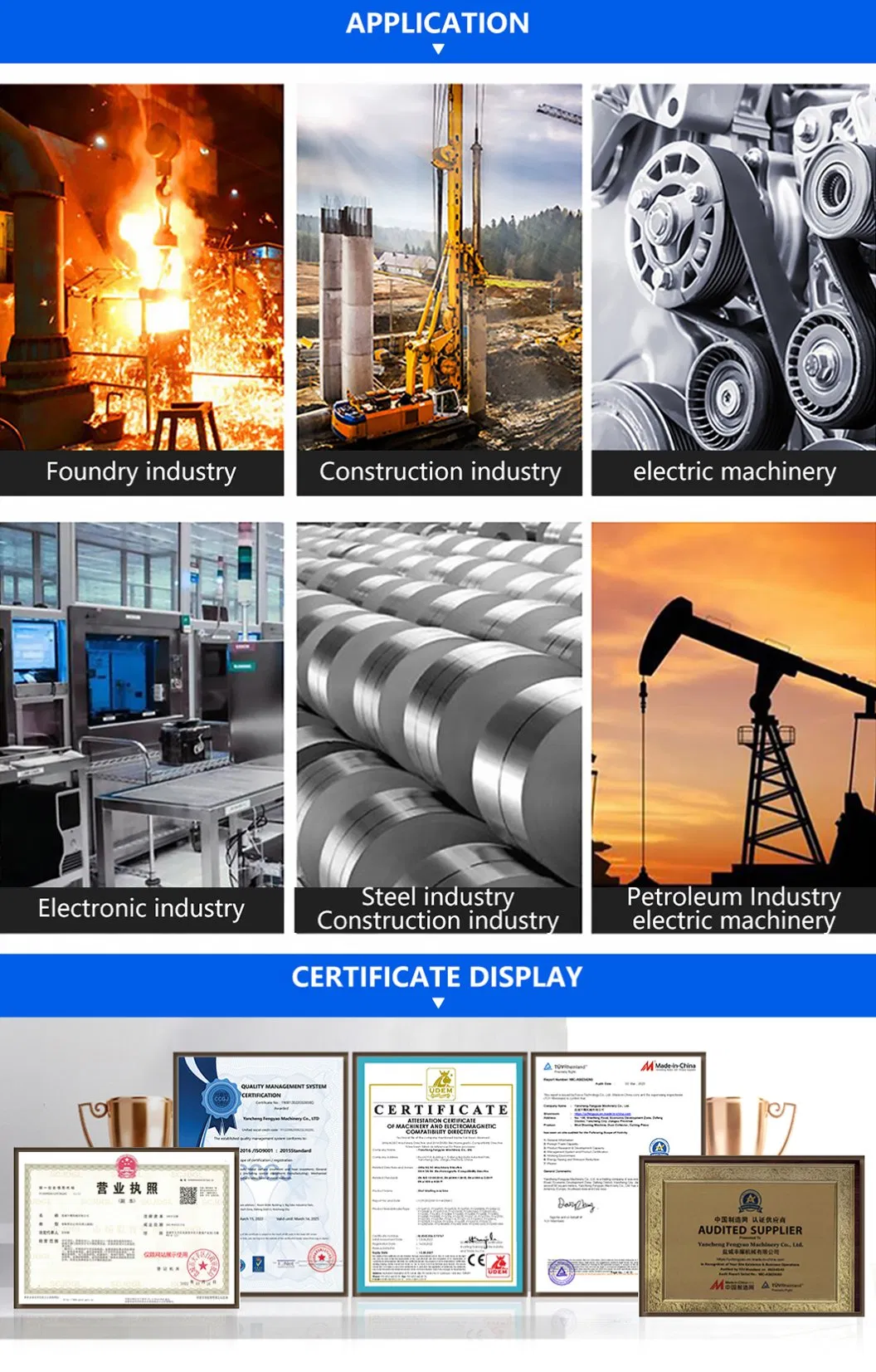 Specifications Chart