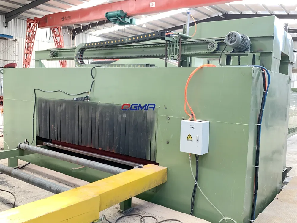 Painting booth interior