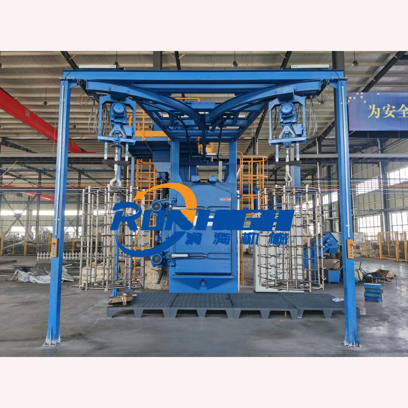 Hot Blasting Machine Q32/Gn Series Apron Wheel Shot Blaster