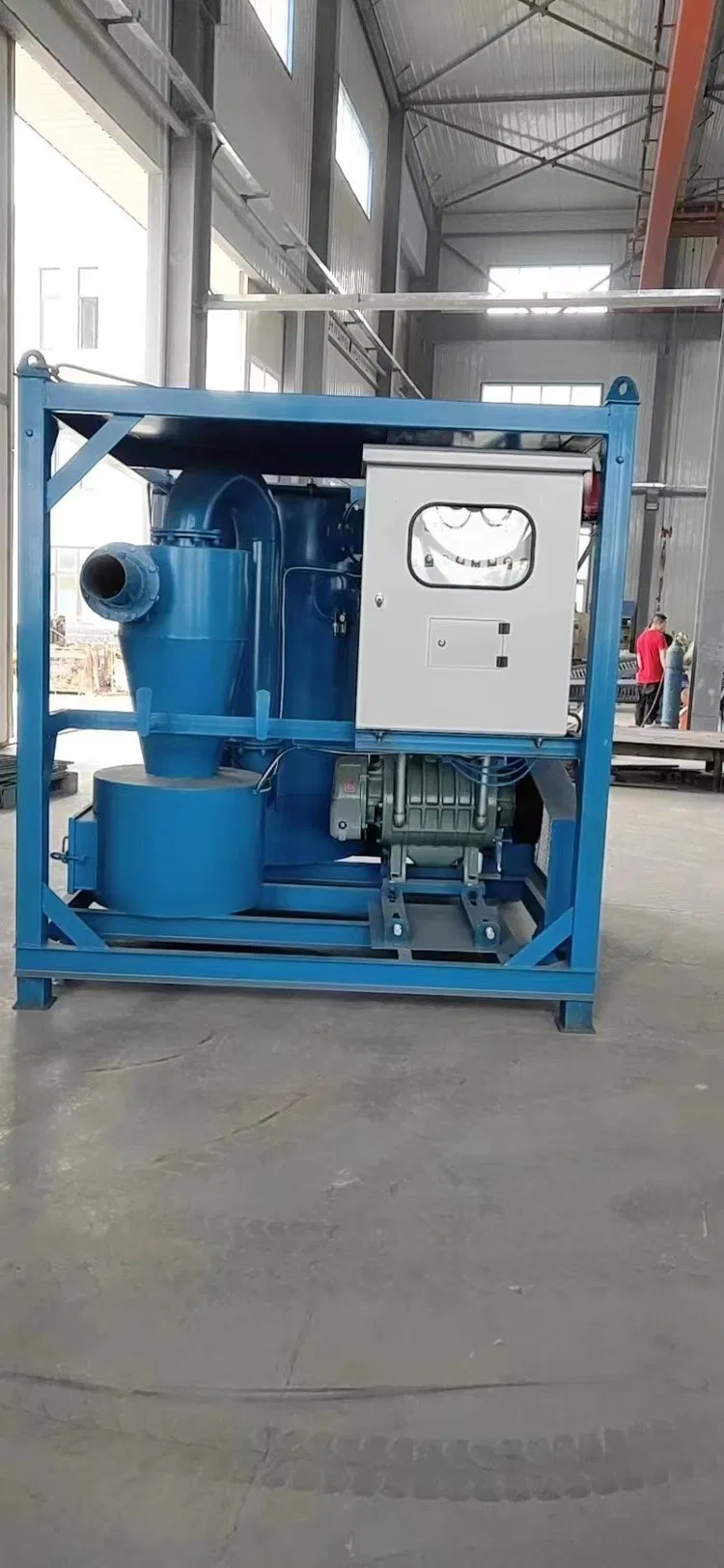 Portable Abrasive Media Recycling Unit with Dust-Free Filtration Mobile Vacuum Sand Suction Machine