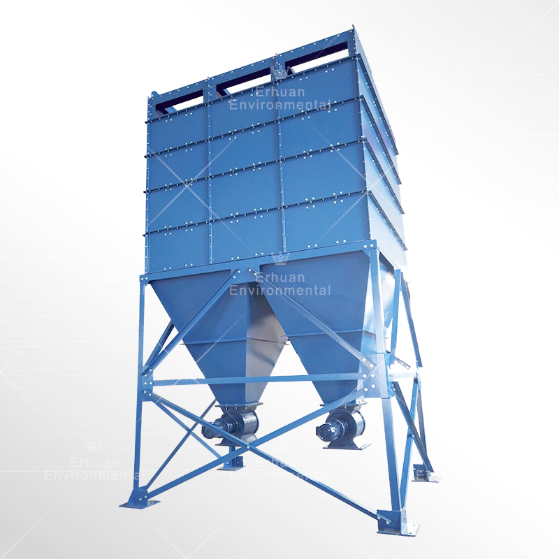 High Temperature Pulse Jet Dust Collector Flat Bag Filter Baghouse System for Gas Disposal Machinery Removes Dust Effectively