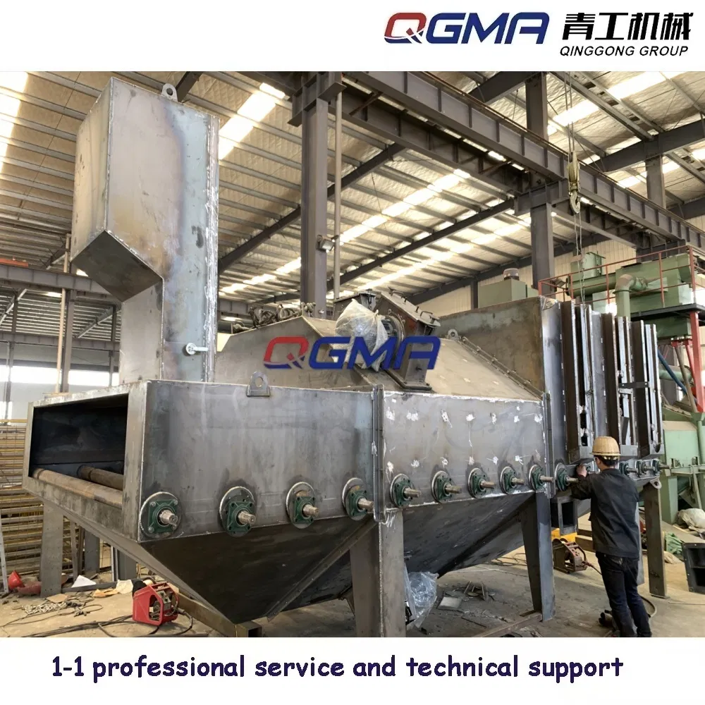 High Performance Roller Conveyor Shot Blasting Machine for Large Steel Components