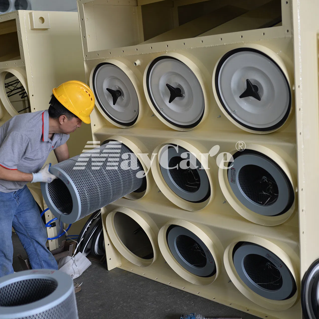 Maycare Efficient Dust Collection System for Shot Blasting Facilities