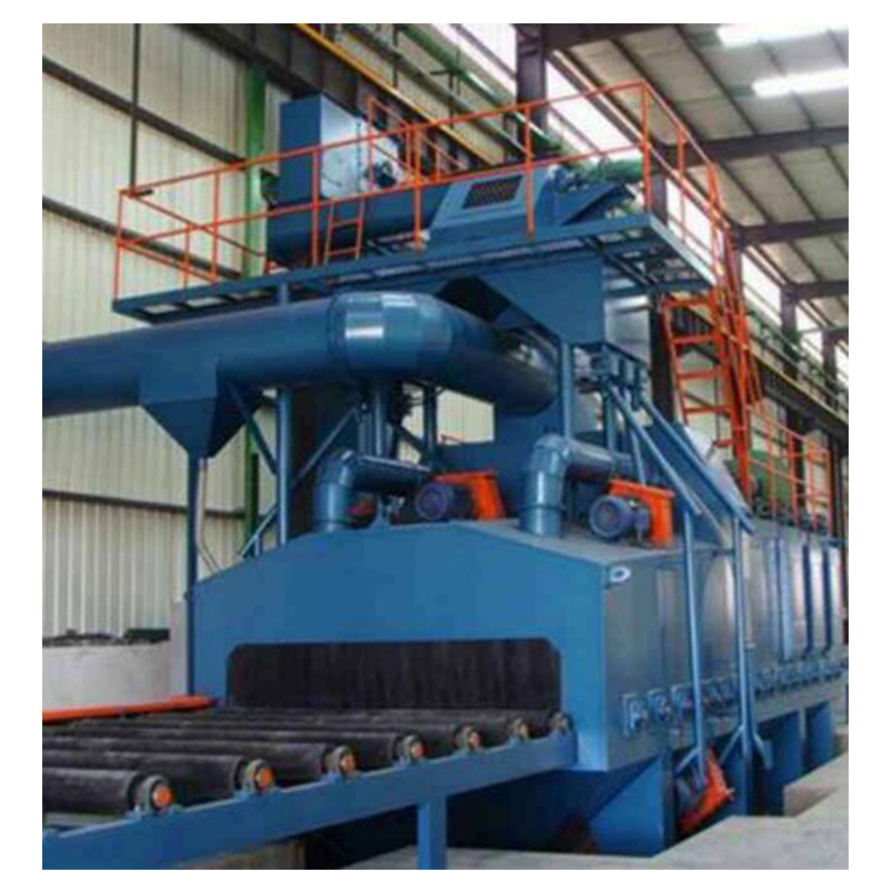 Roller Conveyor Shot Blasting Machine for Rust Removal Steel Sections and Plates