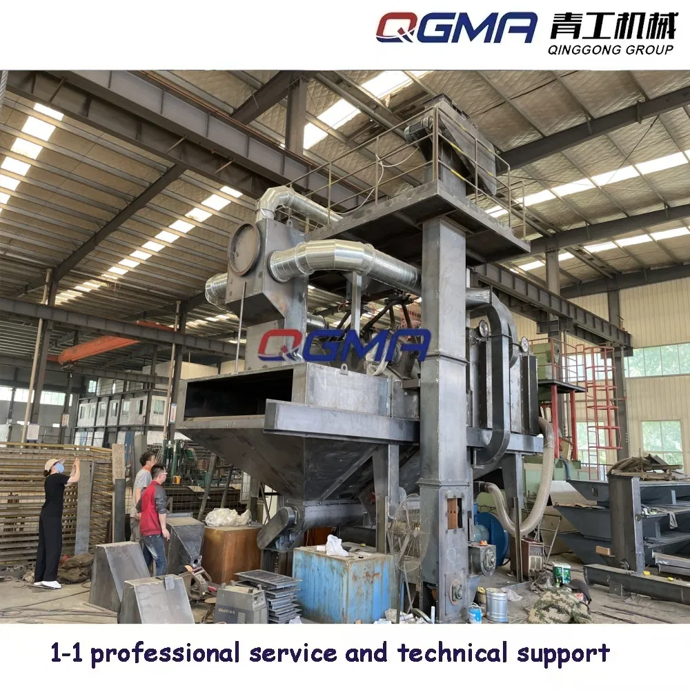 High Performance Roller Conveyor Shot Blasting Machine for Large Steel Components